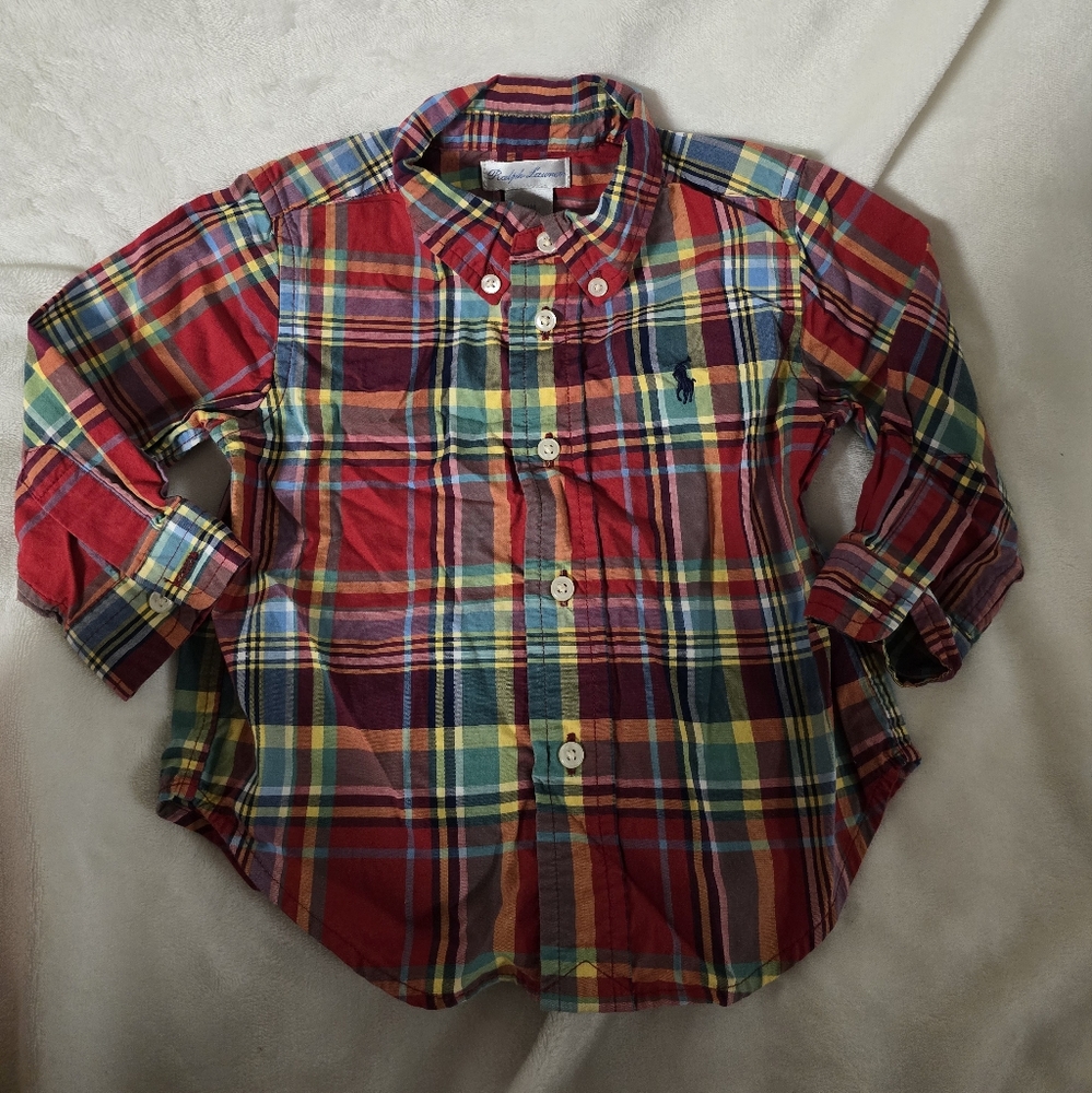 Baby 12 Month Ralph Lauren Flannel